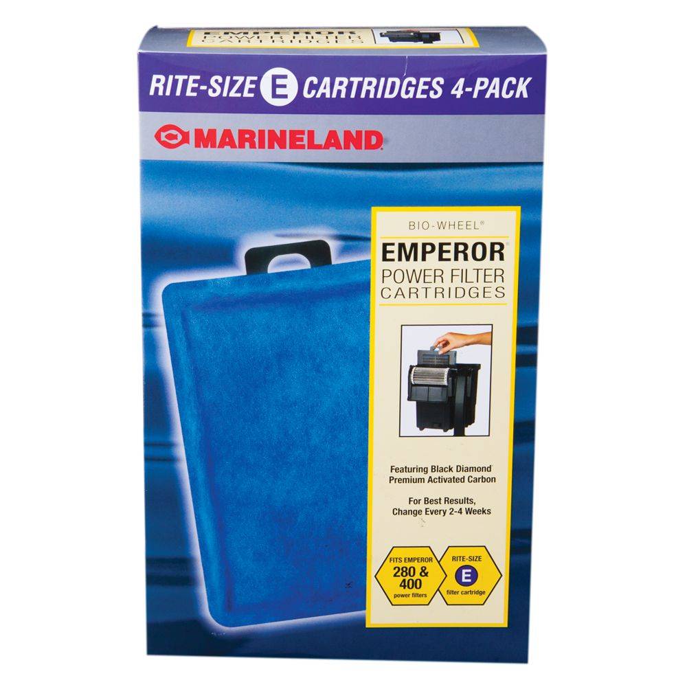 Marineland® Rite Size Emperor Power Filter Cartridge (Color: Assorted, Size: 4 Count)