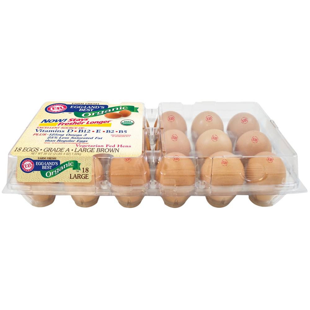 Eggland's Best Organic Eggs (18 ct)