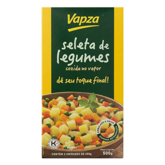 Vapza seleta de legumes cozida no vapor (500g)