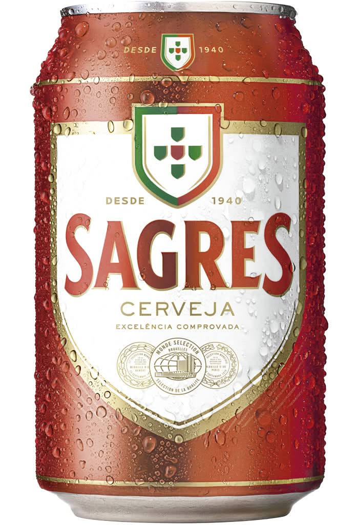 Sagres - Cerveja com álcool, 0,33l