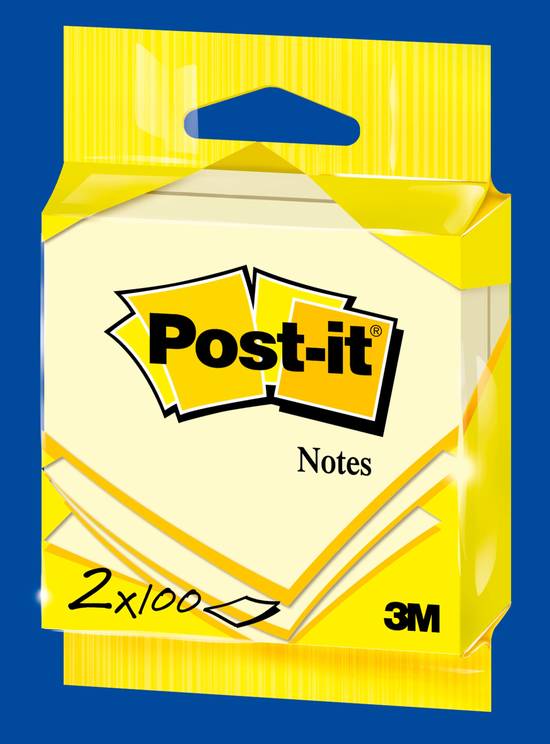 Post-It - Blocs notes 100 feuilles (76 x 76 mm/jaune)