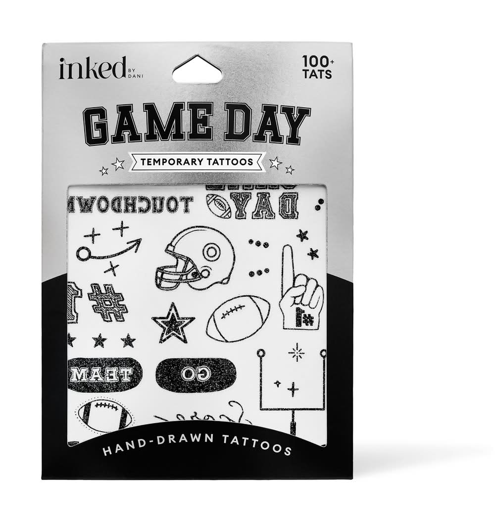 INKED by Dani Game Day Touchdown Tattoos