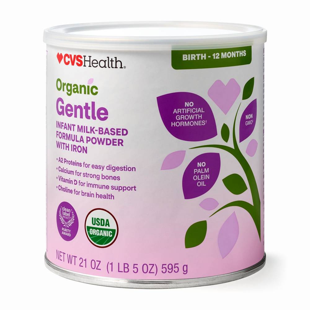 CVS Health Organic Gentle Infant Formula Powder (21 oz)