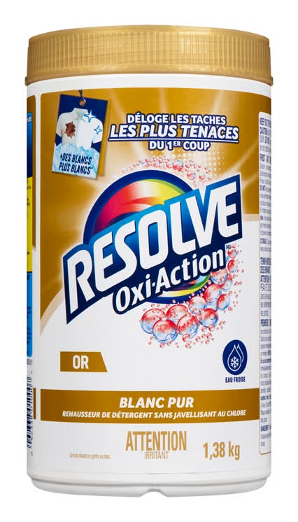 Resolve Oxi-Action Or Blanc Pur - Resolve Oxi-Action Gold Pure White