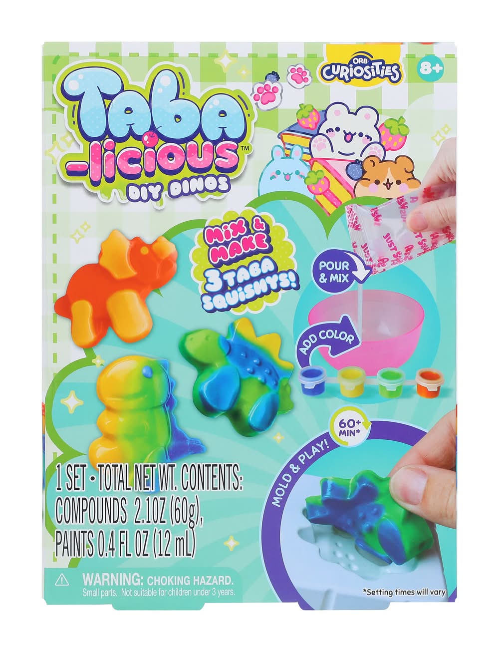 ORB Curiosities™  Taba-Licious DIY Dinos Set