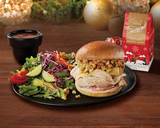 Festive Chicken on a Bun
