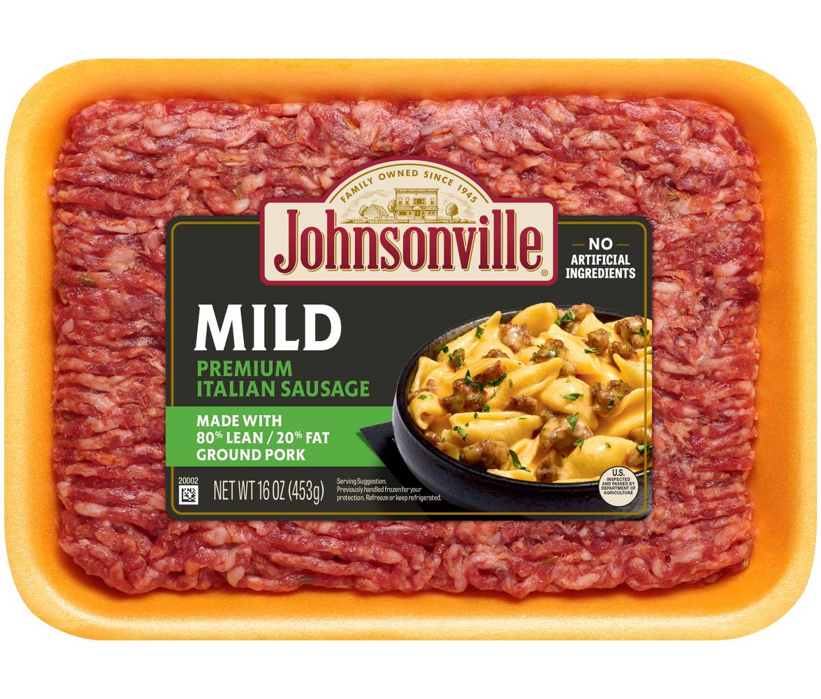 Johnsonville Mild All Natural Italian Sausage (1 lbs)