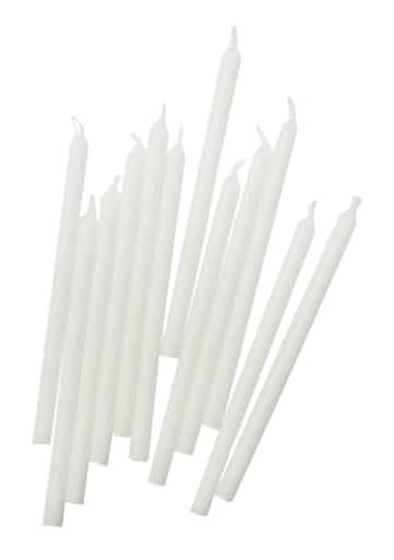 Celebrate It Candles, White (12 ct)