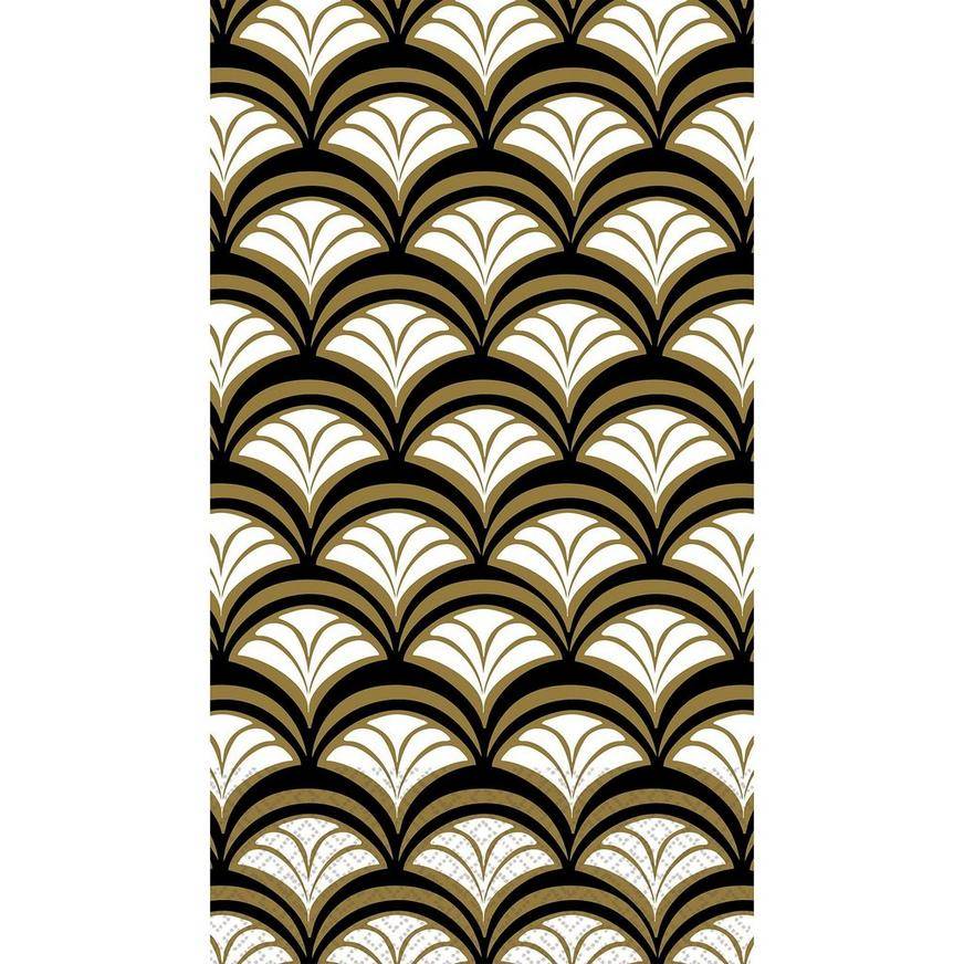 Gold Scalloped Guest Towels 16ct