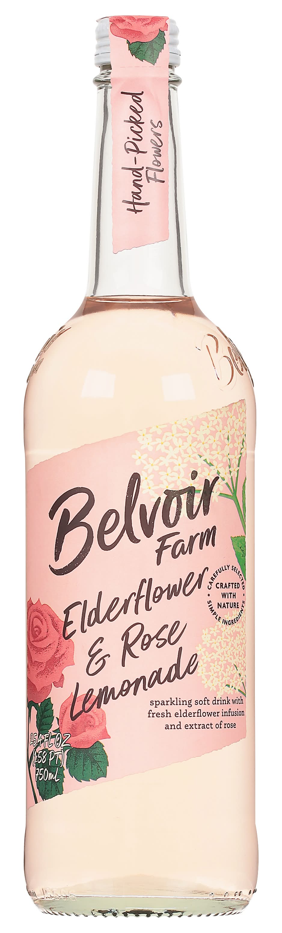 Belvoir Farm Elderflower & Rose Lemonade (25.4 fl oz)