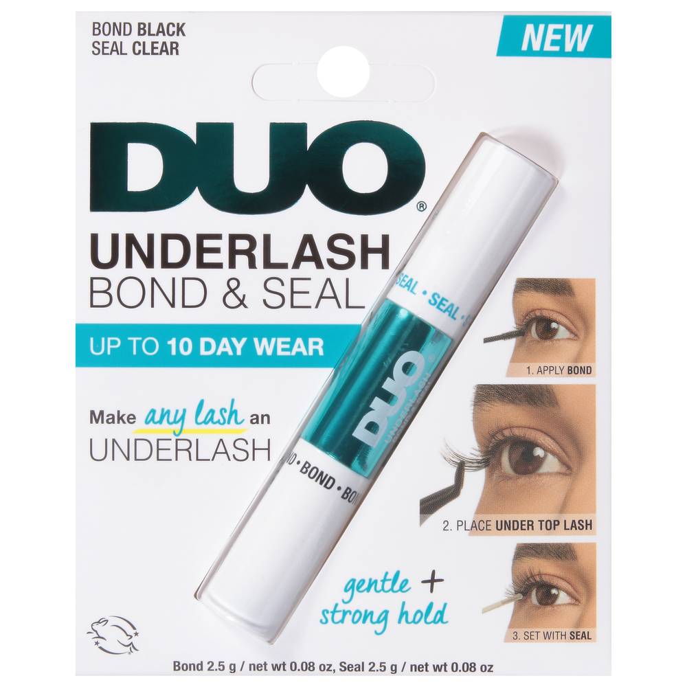 DUO Bond and Seal Underlash, Black-Clear (0.16 oz)