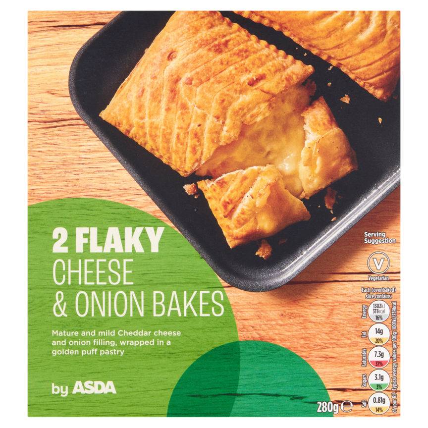 ASDA Cheese and Onion Bakes (2 pack)