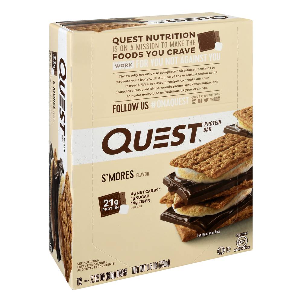 Quest S'mores Flavor Protein Bar