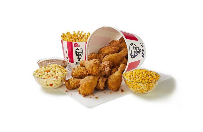 14 Piece Bucket and 4 Large Sides