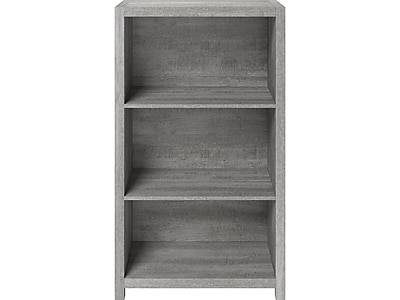 Whalen Fallbrook 3 Shelf 48'' Bookcase (smoked ash )