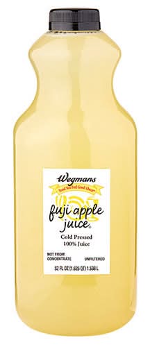Wegmans Cold Pressed 100% Juice, Fuji Apple