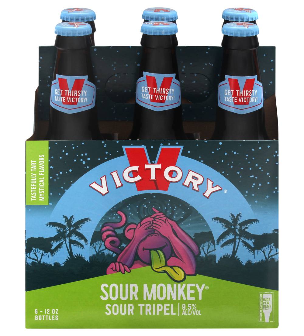 Victory Sour Monkey Tripel Beer (6 x 12 oz)