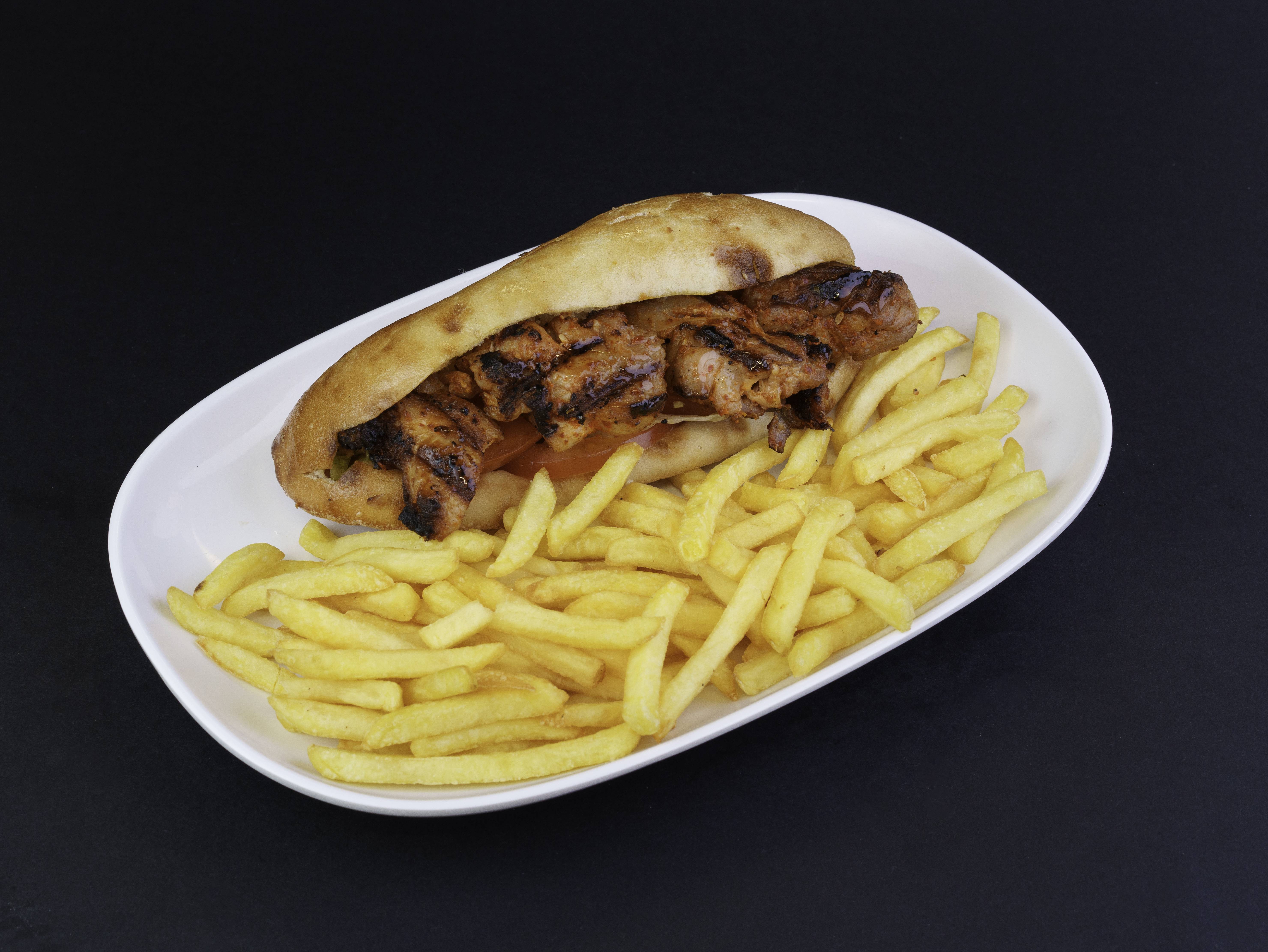🥙Sandwich brochette poulet