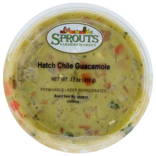 Sprouts Hatch Chile Guacamole