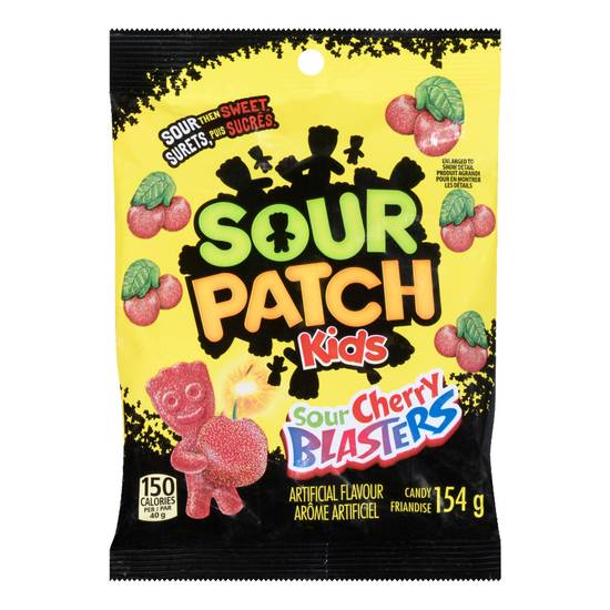 Sour Patch Kids Blasters Fruit Candy, Cherry (0.15 kg)