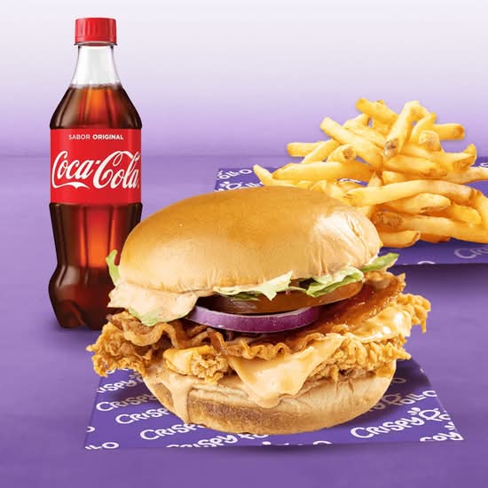 Combo crispy burger especial