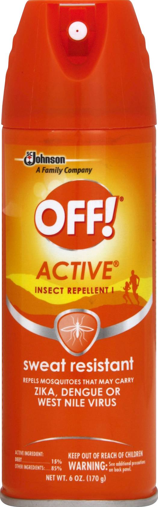 Off Active Insect Repellent & Sweat Resistant