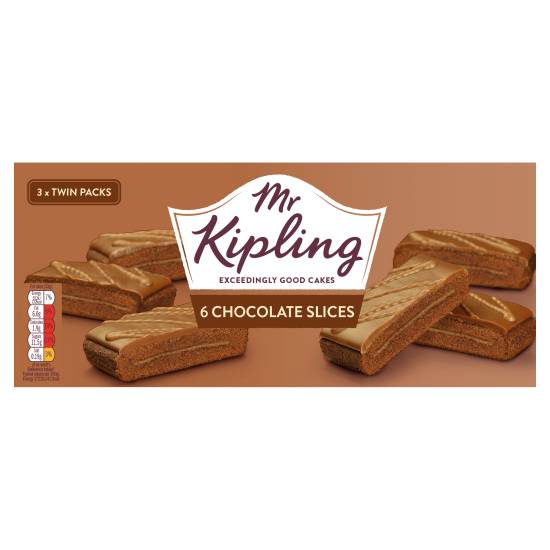 Mr Kipling 6 Chocolate Slices