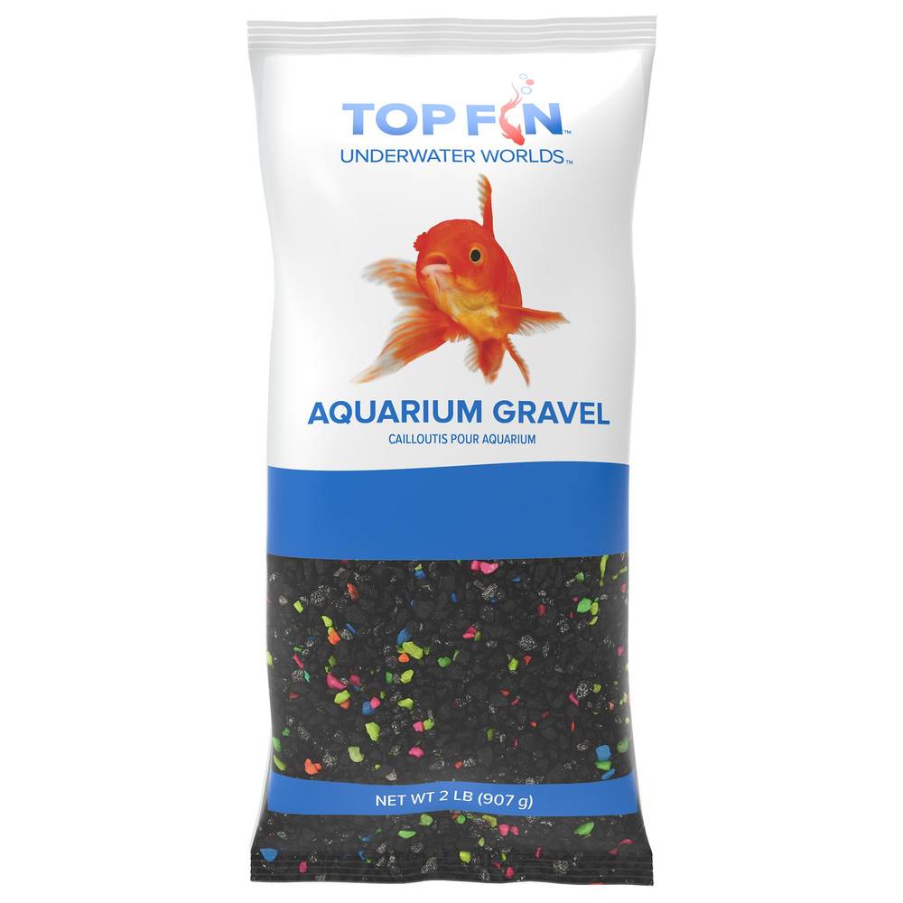 Top Fin® Premium Aquarium Gravel - Black & Neon (Size: 2 Lb)