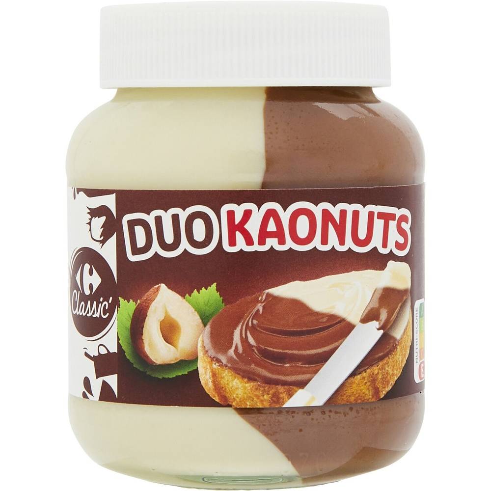 Carrefour Classic' - Pâte à tartiner duo kaonuts