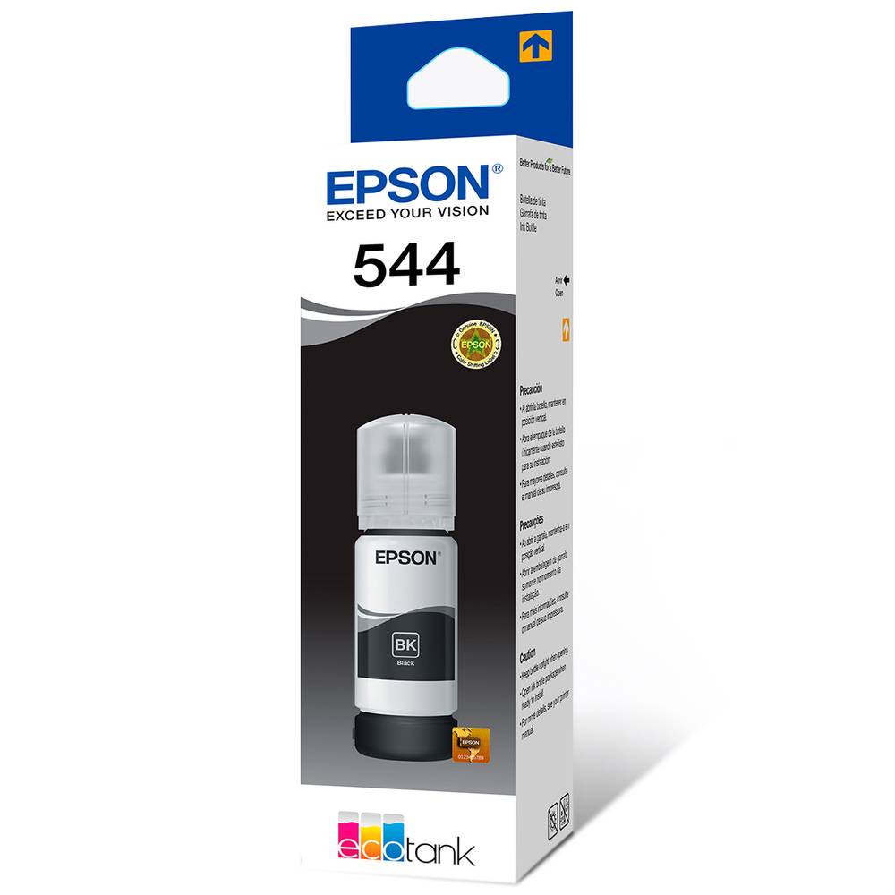 Epson tinta ecotank negro 544 (1 pieza)