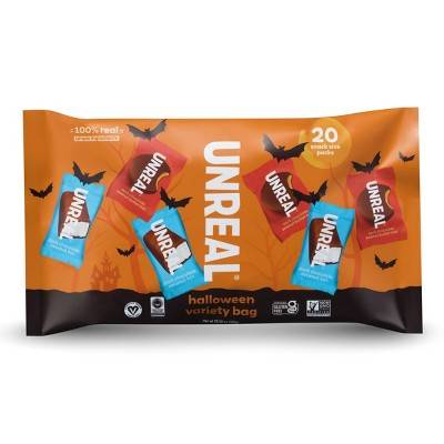 Unreal Halloween Coconut & Peanut Butter Chocolate Variety Bag - 20ct