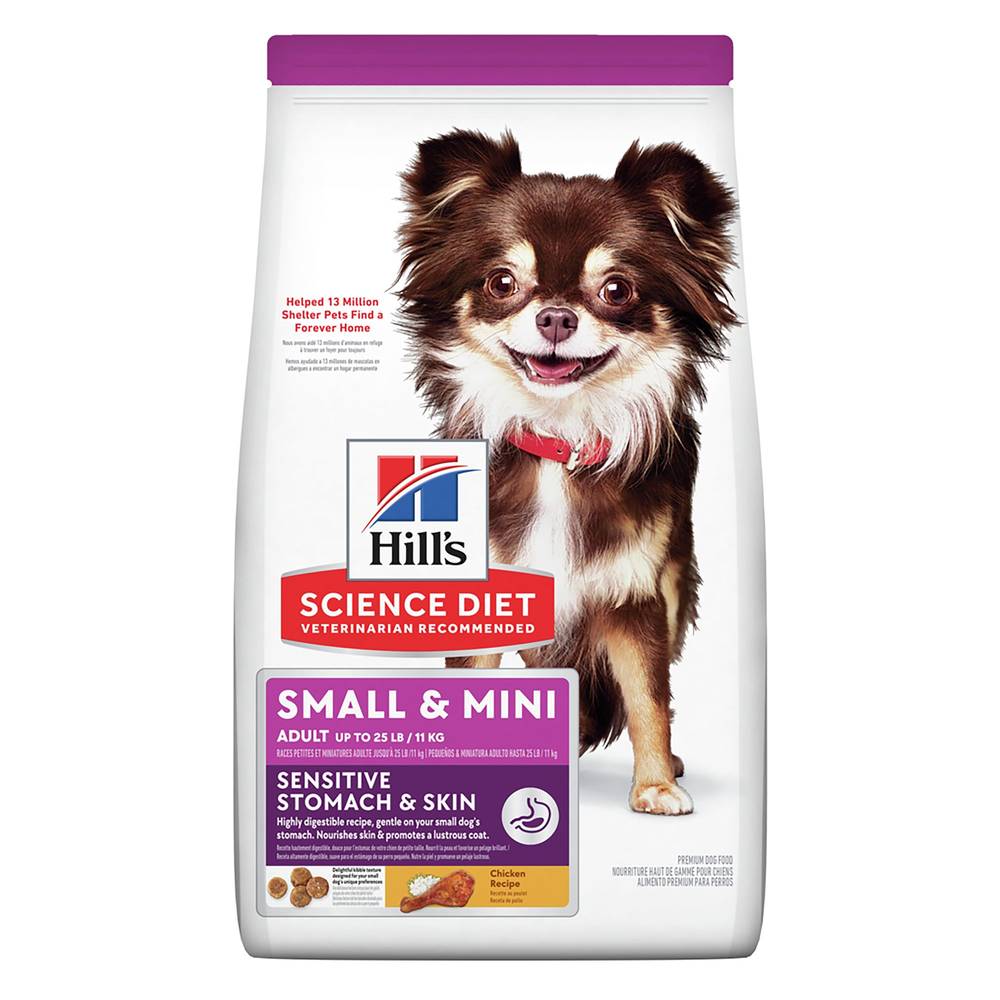 Hill's Science Diet Sensitive Stomach & Skin Small Breed Adult Dry Dog Food (chicken)
