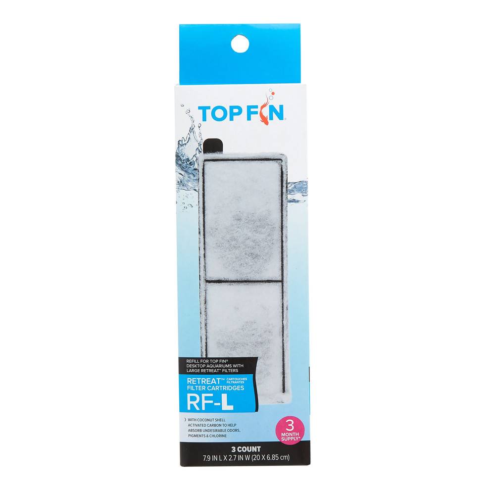 Top Fin® Retreat Filter Cartridge - 3pk (Size: Large)