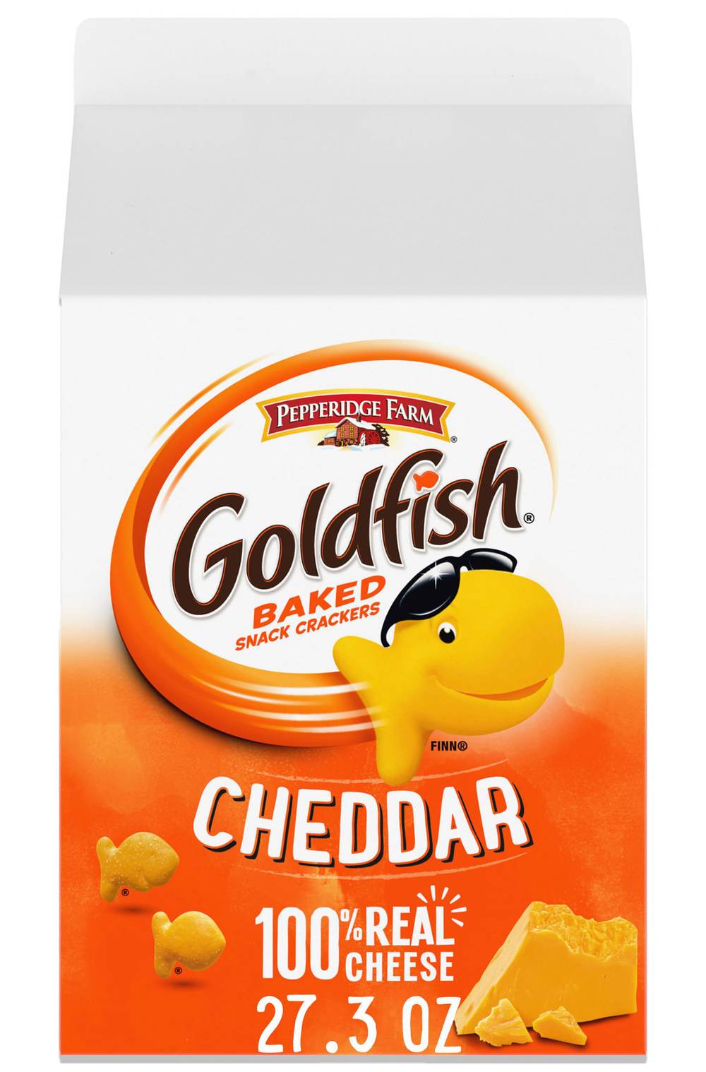 Pepperidge Farm Goldfish Baked Snack Crackers, Cheddar (27.3 oz)