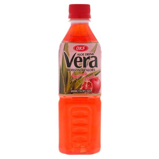 Okf Aloe Vera Drink - Pomegranate Flavor (500ml)