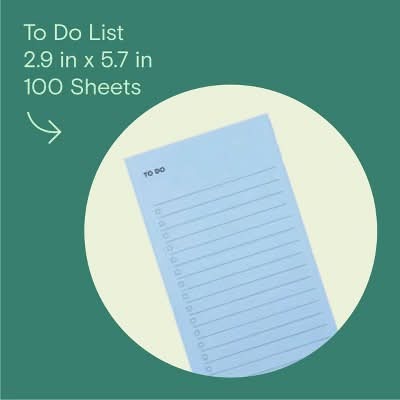 Post-It Blue Lined Sticky Notepad