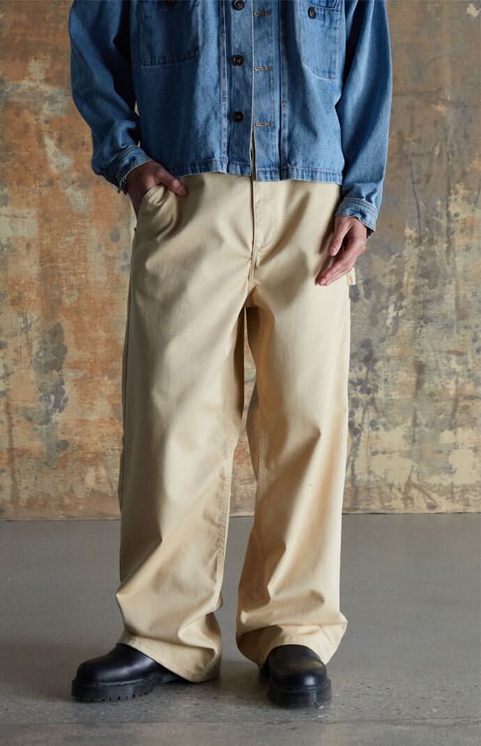 FORD Men's Studded Work Pants Tan 30