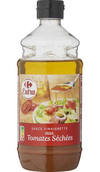 sauce vinaigrette tomates séchées CARREFOUR EXTRA - la bouteille de 50cL