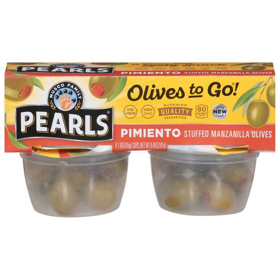 Pearls Pimiento Stuffed Spanish Green Olives (4 ct )