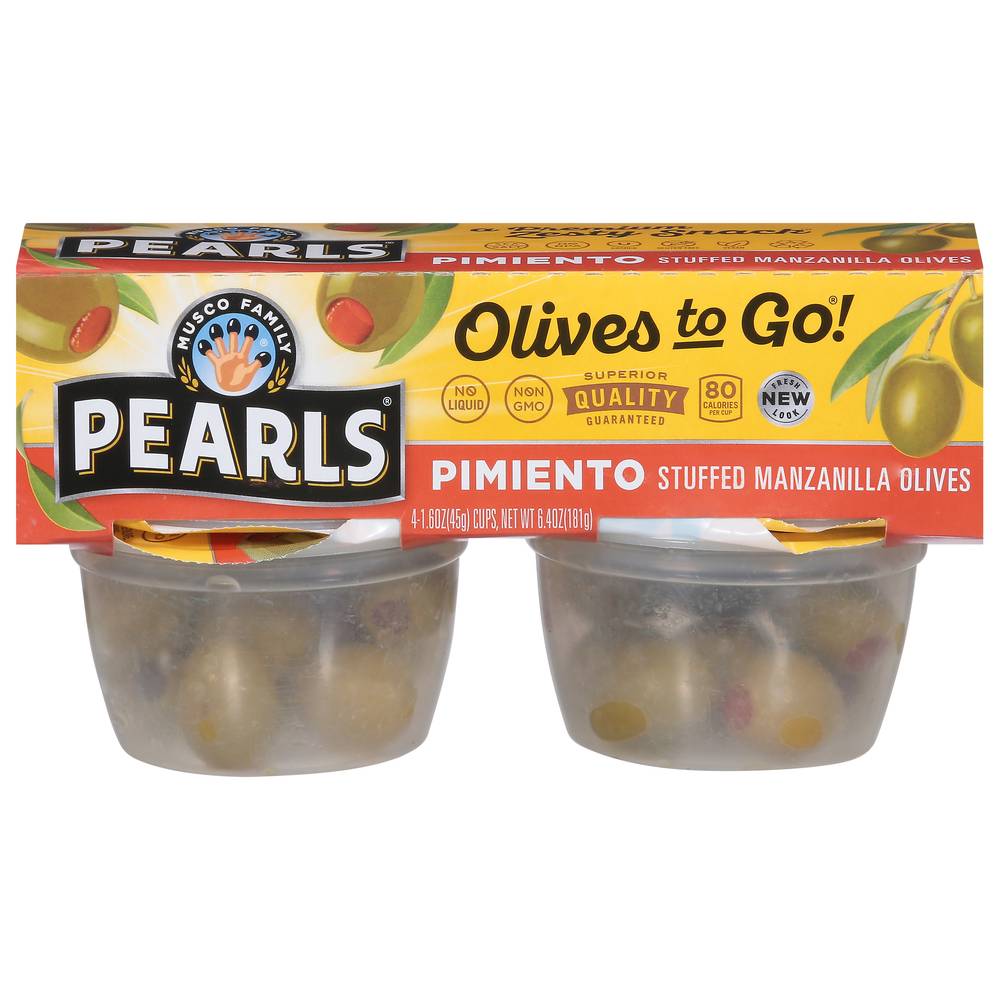 Pearls Pimiento Stuffed Spanish Green Olives (6.4 oz)