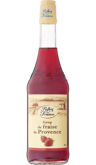 Sirop fraise de Provence REFLETS DE FRANCE - la bouteille de 70cL