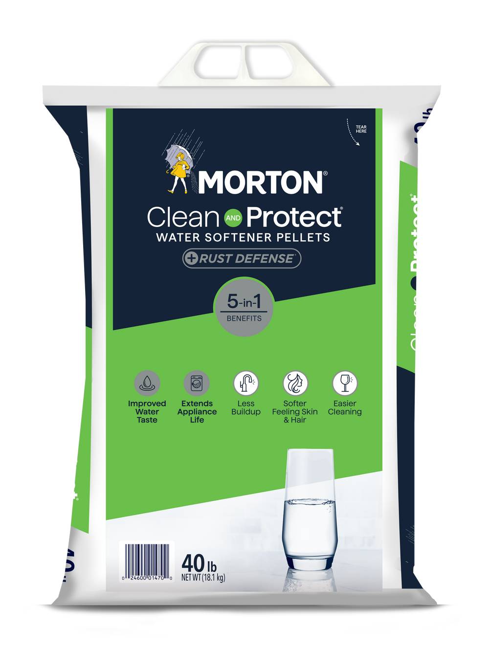 Morton Clean & Protect Rust Defense Water Softener Pellets