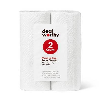 Dealworthy Make-A-Size Paper Towels (2 ct)