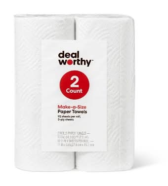 Dealworthy Make a Size Paper Towels (2 ct)