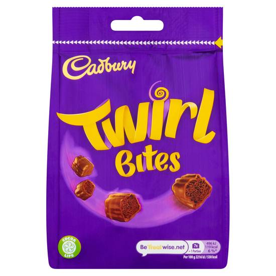 SAVE £0.30 Cadbury Twirl Bites Pouch 109G
