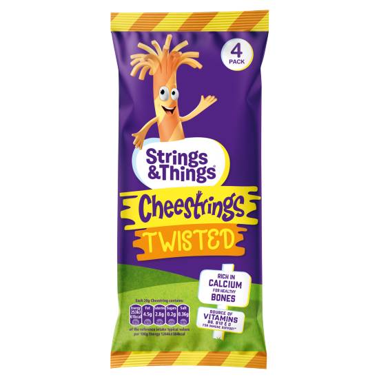 Strings & Things Cheestrings Twisted Cheese Snack (4 ct)