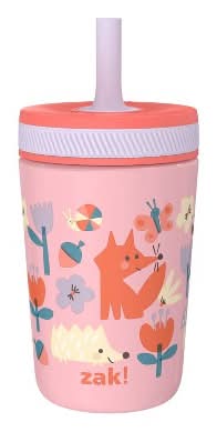 zak! Forest Fun Stainless Steel Vacuum Kelso Tumbler, Pink