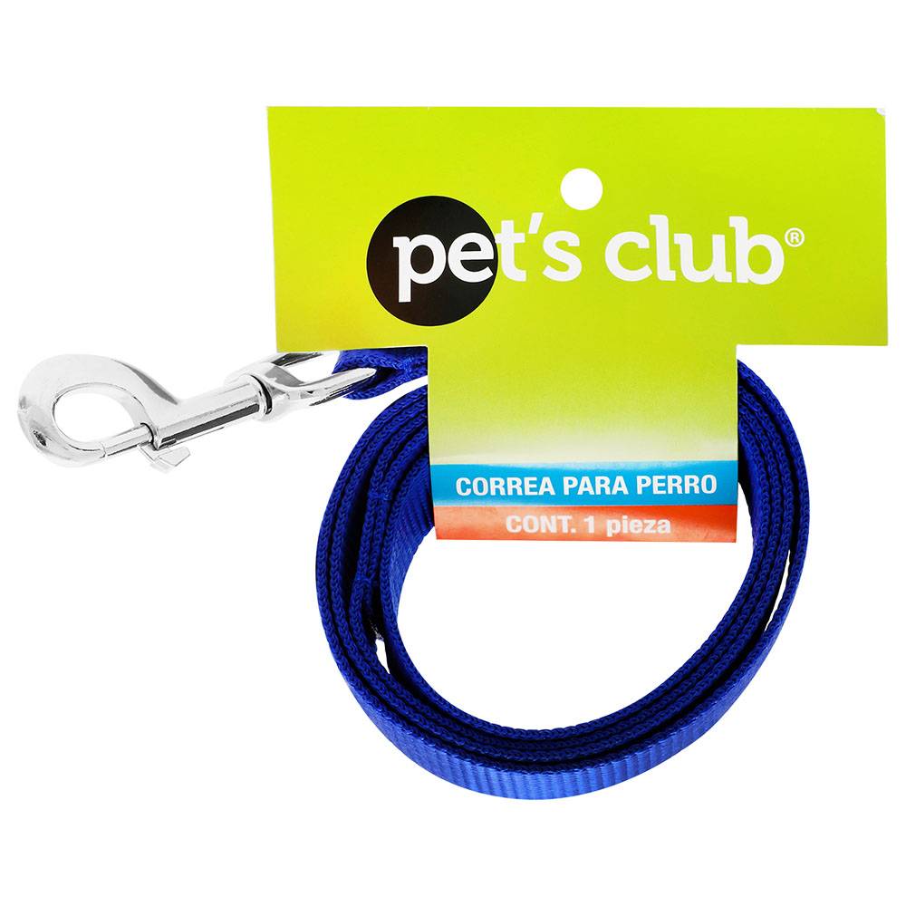 Pet's club correa azul (1 pieza)