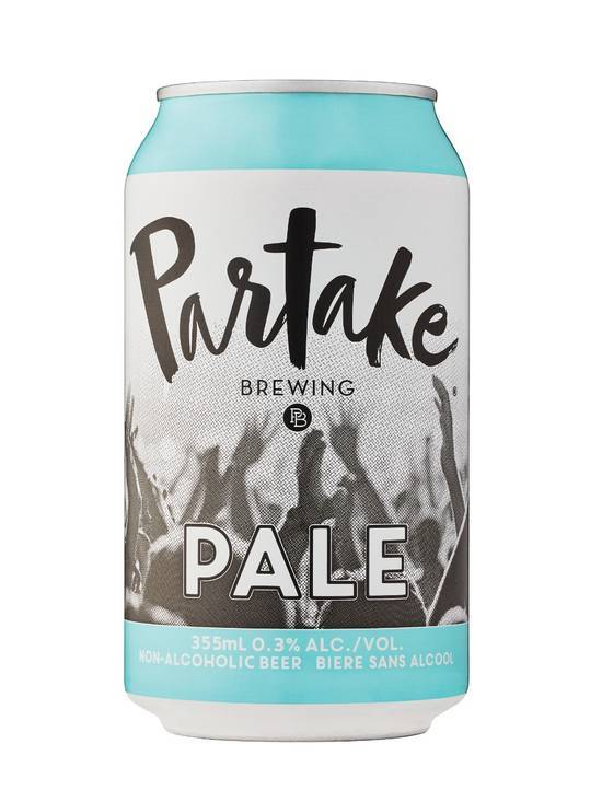 Partake Brewing · Pale Non-Alcoholic Beer (355 mL)
