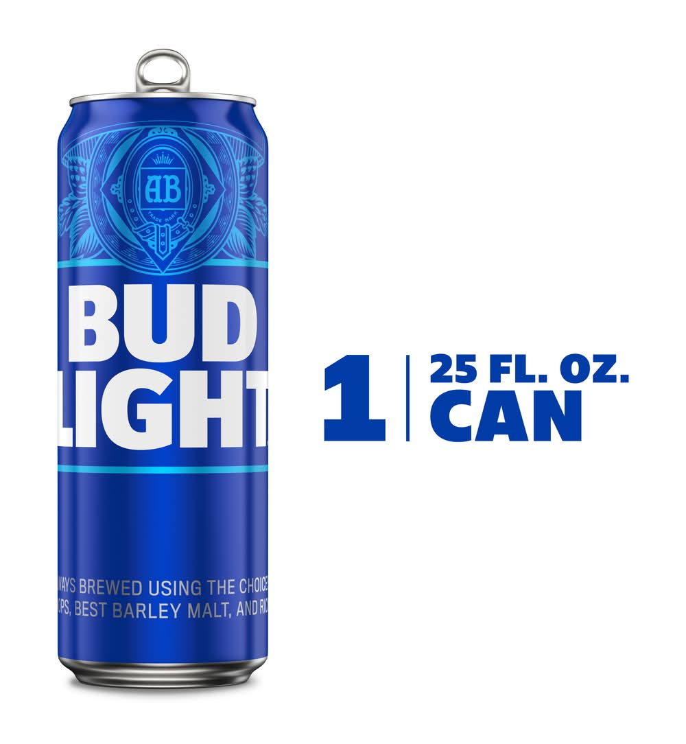 Bud Light American Lager Beer (25 fl oz)